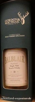 Balblair Whisky Schottland