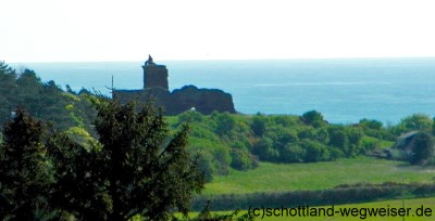 Red Castle of Lunan (Lunan Castle) Schottland